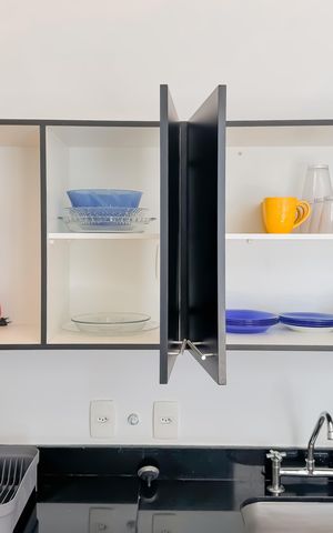 Studio para alugar com 30m², 1 quarto e 1 vaga Studio para alugar com 30m², 1 quarto e 1 vagaCozinha