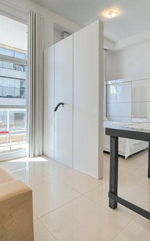 Studio para alugar com 30m², 1 quarto e 1 vaga Studio para alugar com 30m², 1 quarto e 1 vagaSala
