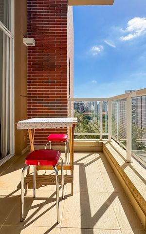 Studio para alugar com 30m², 1 quarto e 1 vaga Studio para alugar com 30m², 1 quarto e 1 vagaVaranda