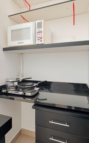 Studio para alugar com 30m², 1 quarto e 1 vaga Studio para alugar com 30m², 1 quarto e 1 vagaCozinha