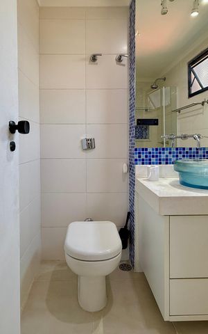 Apartamento à venda com 65m², 1 quarto e 1 vaga Apartamento à venda com 65m², 1 quarto e 1 vagaBanheiro