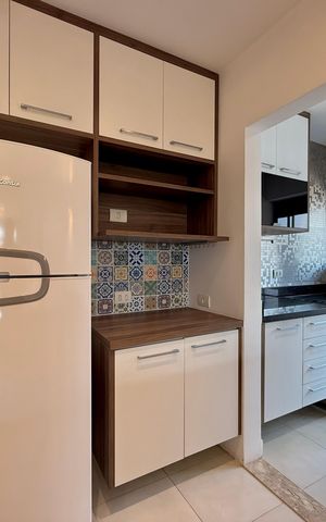 Apartamento à venda com 65m², 1 quarto e 1 vaga Apartamento à venda com 65m², 1 quarto e 1 vagaCozinha