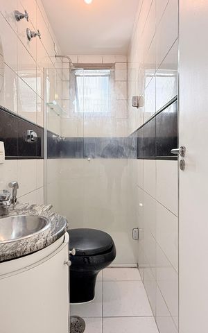 Apartamento à venda com 70m², 3 quartos e 1 vagaBanheiro da suíte