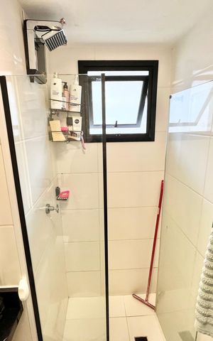 Apartamento à venda com 60m², 1 quarto e sem vaga Apartamento à venda com 60m², 1 quarto e sem vagaBanheiro
