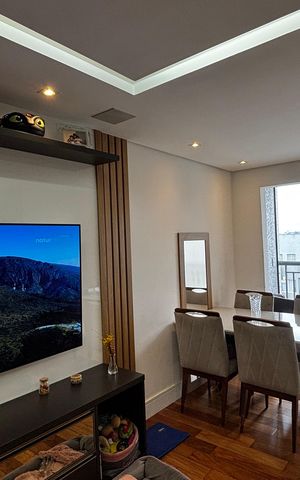 Apartamento à venda com 65m², 3 quartos e 1 vaga Apartamento à venda com 65m², 3 quartos e 1 vagaSala