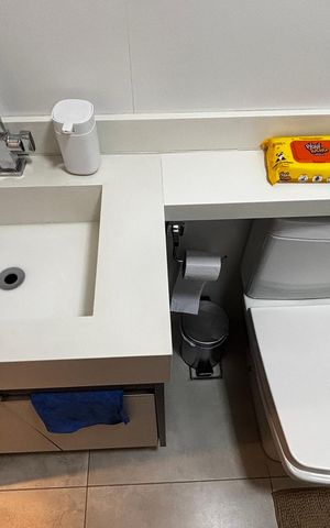 Apartamento à venda com 65m², 3 quartos e 1 vaga Apartamento à venda com 65m², 3 quartos e 1 vagaBanheiro social