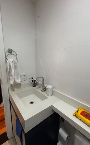 Apartamento à venda com 65m², 3 quartos e 1 vaga Apartamento à venda com 65m², 3 quartos e 1 vagaBanheiro social