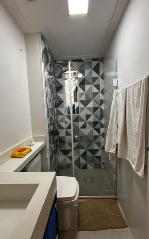 Apartamento à venda com 65m², 3 quartos e 1 vaga Apartamento à venda com 65m², 3 quartos e 1 vagaBanheiro social