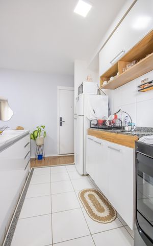Apartamento à venda com 55m², 2 quartos e 1 vagaCozinha