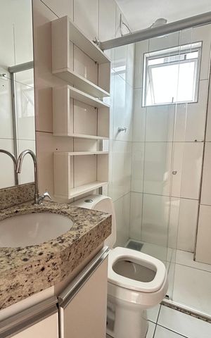 Apartamento para alugar com 55m², 2 quartos e 2 vagas Apartamento para alugar com 55m², 2 quartos e 2 vagasBanheiro