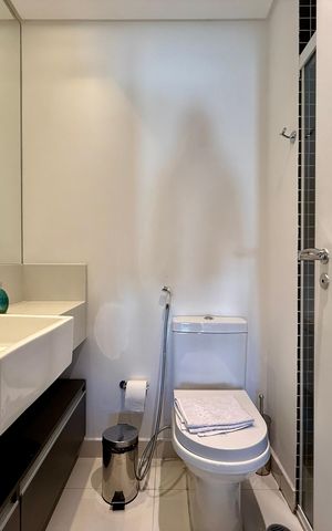Apartamento à venda com 69m², 1 quarto e 1 vagaBanheiro Suíte