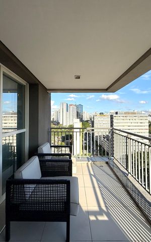 Apartamento à venda com 69m², 1 quarto e 1 vagaSacada