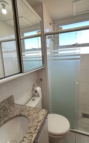 Apartamento à venda com 43m², 2 quartos e 1 vagaBanheiro Social