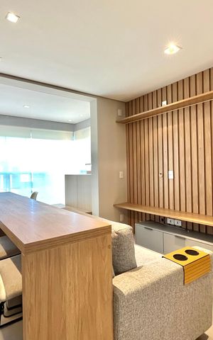 Apartamento para alugar com 50m², 1 quarto e 1 vaga Apartamento para alugar com 50m², 1 quarto e 1 vagaSala