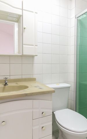 Apartamento à venda com 37m², 1 quarto e 1 vaga Apartamento à venda com 37m², 1 quarto e 1 vagaBanheiro da Suíte