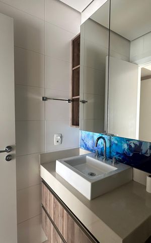 Apartamento à venda com 112m², 3 quartos e 2 vagasBanheiro da Suíte 2