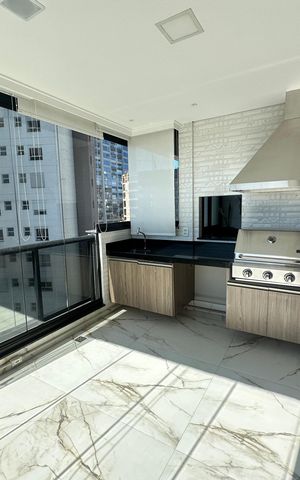 Apartamento à venda com 112m², 3 quartos e 2 vagasChurrasqueira