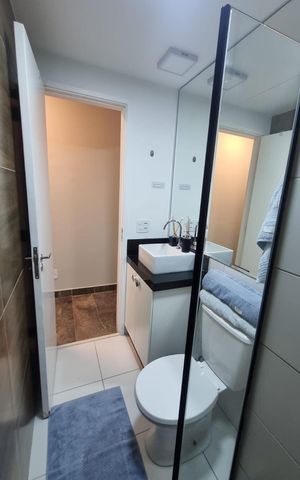 Apartamento à venda com 48m², 2 quartos e 1 vaga Apartamento à venda com 48m², 2 quartos e 1 vagaBanheiro