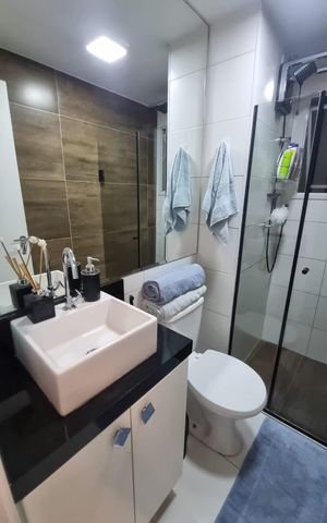 Apartamento à venda com 48m², 2 quartos e 1 vaga Apartamento à venda com 48m², 2 quartos e 1 vagaBanheiro