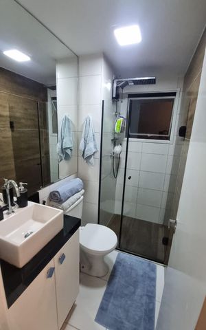 Apartamento à venda com 48m², 2 quartos e 1 vaga Apartamento à venda com 48m², 2 quartos e 1 vagaBanheiro