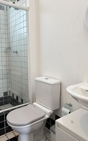 Apartamento para alugar com 130m², 2 quartos e 1 vagaBanheiro social