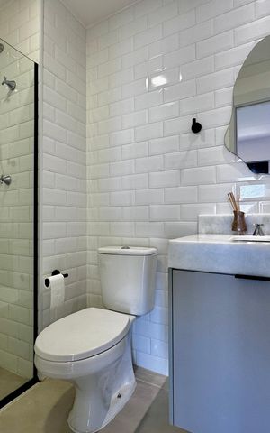 Apartamento à venda com 29m², 1 quarto e sem vaga Apartamento à venda com 29m², 1 quarto e sem vagaBanheiro Suíte