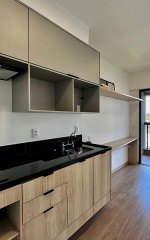 Apartamento à venda com 29m², 1 quarto e sem vaga Apartamento à venda com 29m², 1 quarto e sem vagaCozinha
