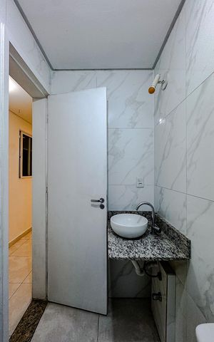 Apartamento para alugar com 26m², 1 quarto e sem vaga Apartamento para alugar com 26m², 1 quarto e sem vagaBanheiro