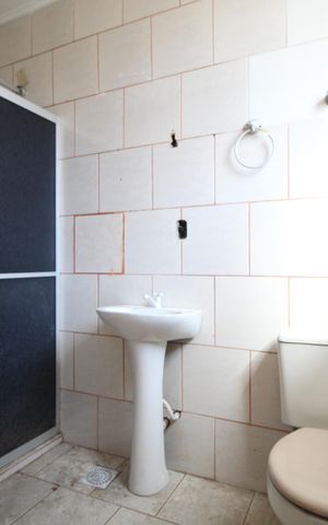 Apartamento para alugar com 80m², 1 quarto e sem vagaBanheiro da Suíte 1