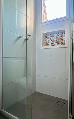 Apartamento para alugar com 32m², 1 quarto e 1 vaga Apartamento para alugar com 32m², 1 quarto e 1 vagaBanheiro da Suíte