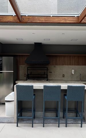 Apartamento para alugar com 32m², 1 quarto e 1 vaga Apartamento para alugar com 32m², 1 quarto e 1 vagaÁrea comum - Churrasqueira