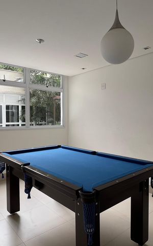 Apartamento para alugar com 32m², 1 quarto e 1 vaga Apartamento para alugar com 32m², 1 quarto e 1 vagaÁrea comum - Salão de jogos