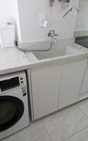 Apartamento à venda com 49m², 2 quartos e 1 vagaCozinha e Área de Serviço
