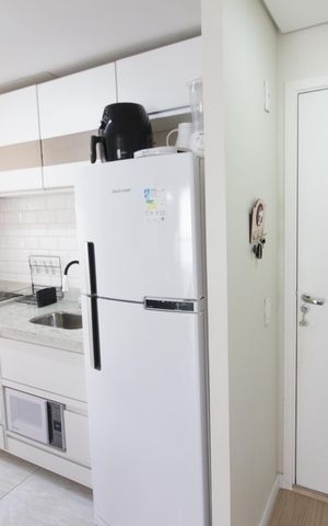 Apartamento à venda com 49m², 2 quartos e 1 vagaCozinha e Área de Serviço