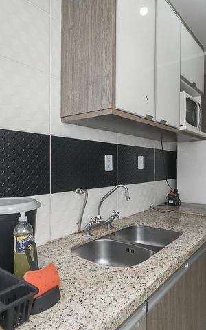 Apartamento à venda com 38m², 1 quarto e 1 vagaCozinha