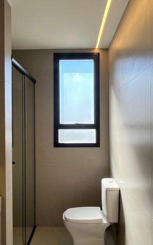 Apartamento à venda com 70m², 3 quartos e 2 vagasBanheiro da suíte
