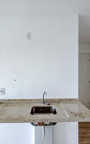 Studio à venda com 27m², 1 quarto e sem vagaCozinha