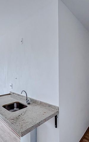 Studio à venda com 27m², 1 quarto e sem vagaCozinha