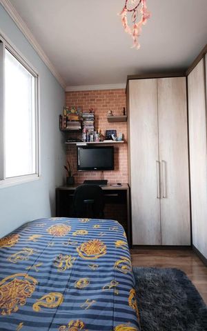 Apartamento à venda com 65m², 3 quartos e 1 vagaQuarto 2
