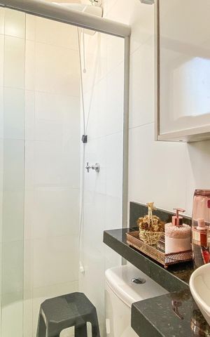 Apartamento à venda com 55m², 2 quartos e 1 vaga Apartamento à venda com 55m², 2 quartos e 1 vagaBanheiro