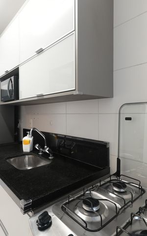 Apartamento à venda com 50m², 1 quarto e 1 vagaCozinha e Área de Serviço