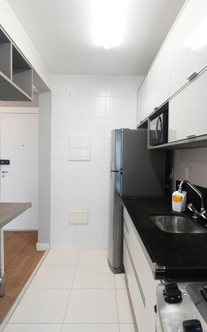 Apartamento à venda com 50m², 1 quarto e 1 vagaCozinha e Área de Serviço