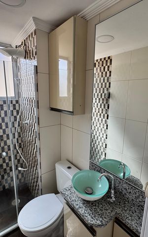 Apartamento para alugar com 44m², 2 quartos e 1 vaga Apartamento para alugar com 44m², 2 quartos e 1 vagaBanheiro
