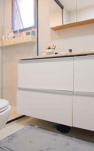 Apartamento para alugar com 165m², 3 quartos e 2 vagasBanheiro da Suíte 2