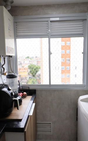 Apartamento à venda com 50m², 2 quartos e 1 vagaCozinha e Área de Serviço