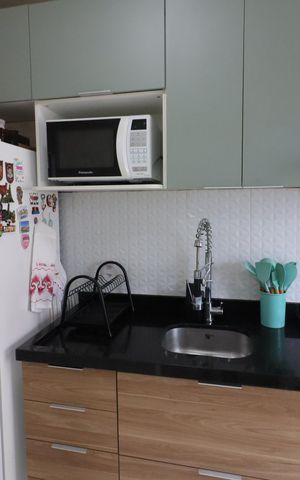 Apartamento à venda com 50m², 2 quartos e 1 vagaCozinha e Área de Serviço