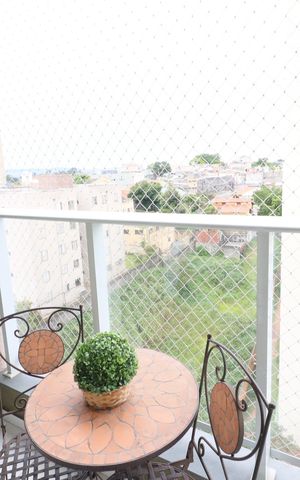 Apartamento à venda com 50m², 2 quartos e 1 vagaVaranda