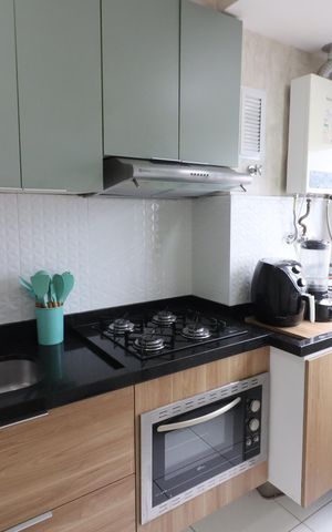 Apartamento à venda com 50m², 2 quartos e 1 vagaCozinha e Área de Serviço