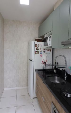 Apartamento à venda com 50m², 2 quartos e 1 vagaCozinha e Área de Serviço