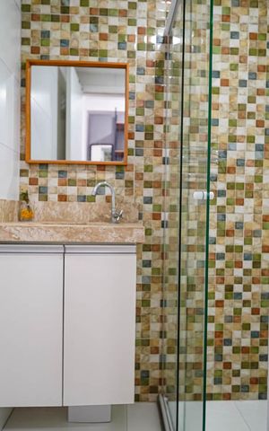 Studio para alugar com 25m², 1 quarto e sem vaga Studio para alugar com 25m², 1 quarto e sem vagaBanheiro